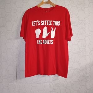 LETS SETTLE THIS LIKE ADULTS T-SHIRT